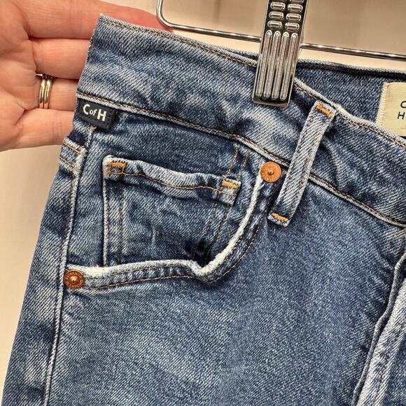 Citizens of Humanity Jeans Womens 24 Charlotte High Rise Button Fly Blue Denim - Picture 6 of 11